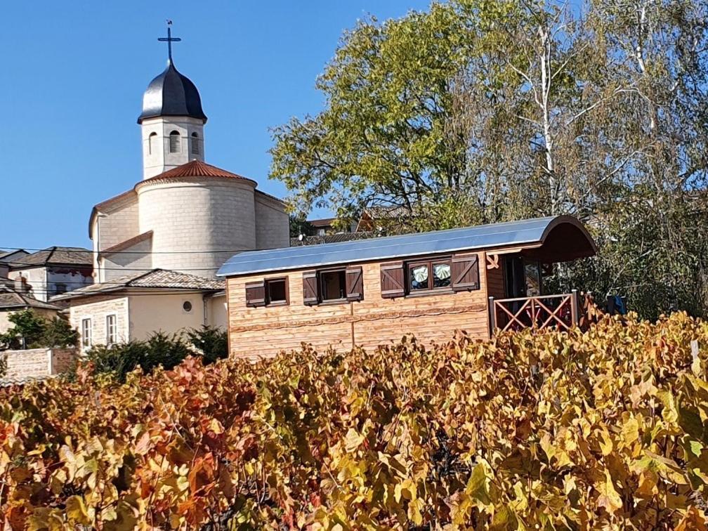 Roulotte Et Gite De Chiroubles Εξωτερικό φωτογραφία